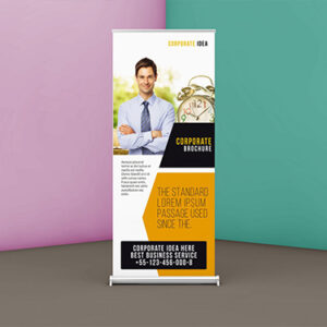 Roll up banners £100 D/S