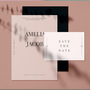 Save the Date Cards £30 D/S